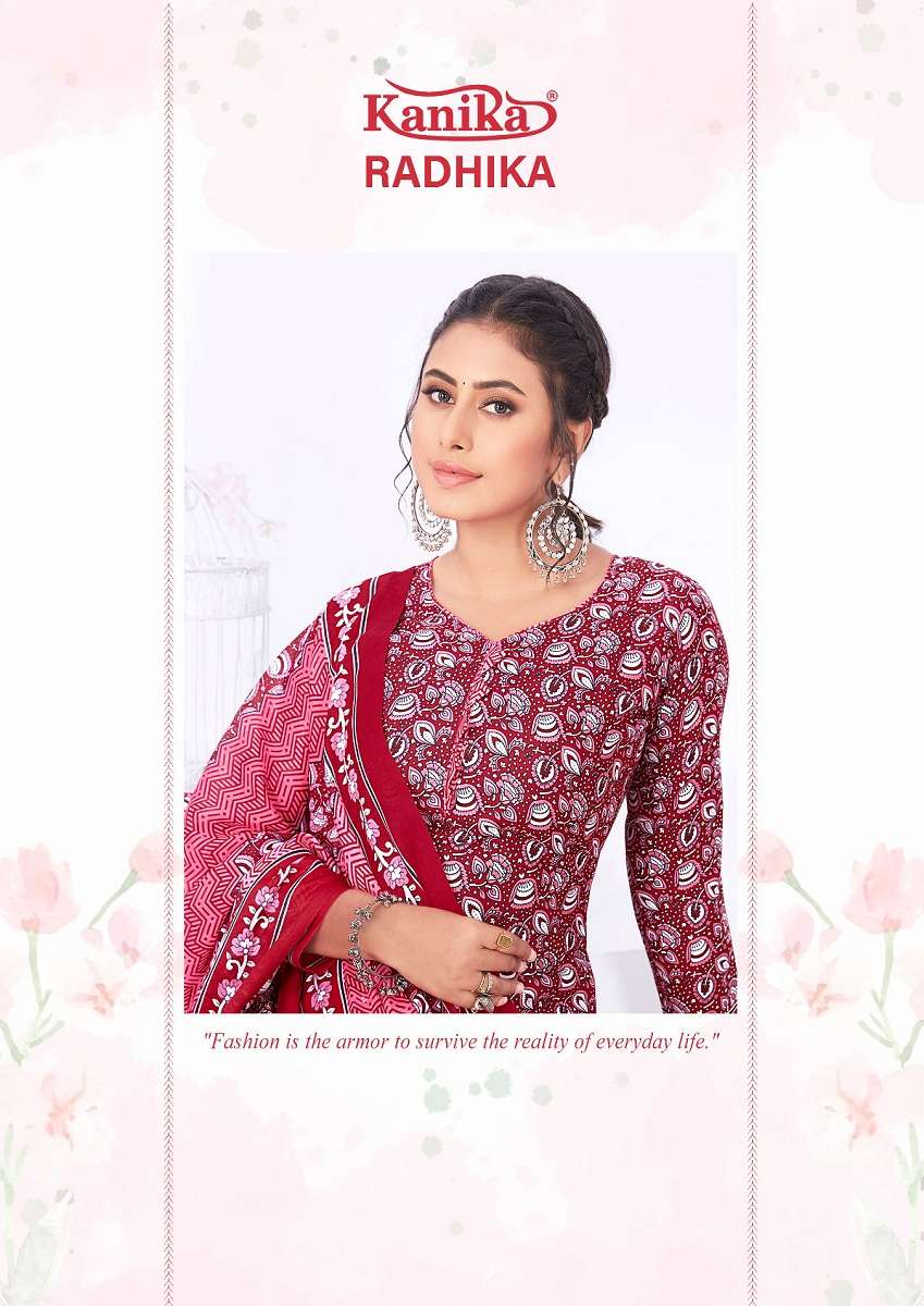 Kanika Radhika Vol â€“ 1 series 1001-1012 Indo Cotton suit