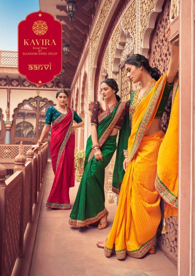 kavira aanvi series 1001-1009 fancy saree