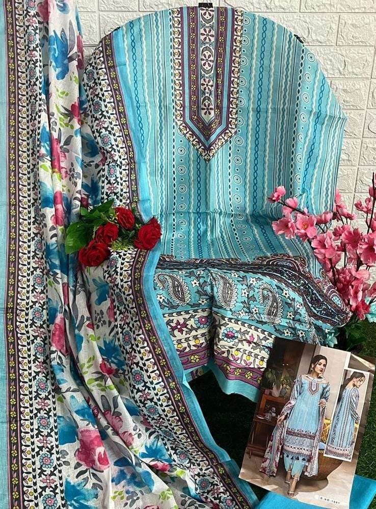 keval fab johra series 1001-1006 pure heavy cotton suit 