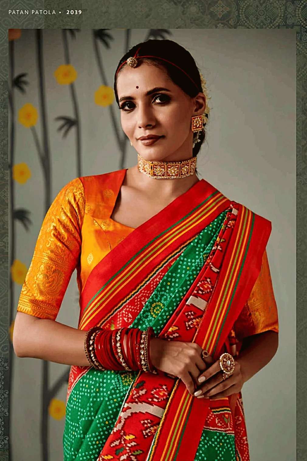 kimora patan patola designer soft tussar silk patola saree