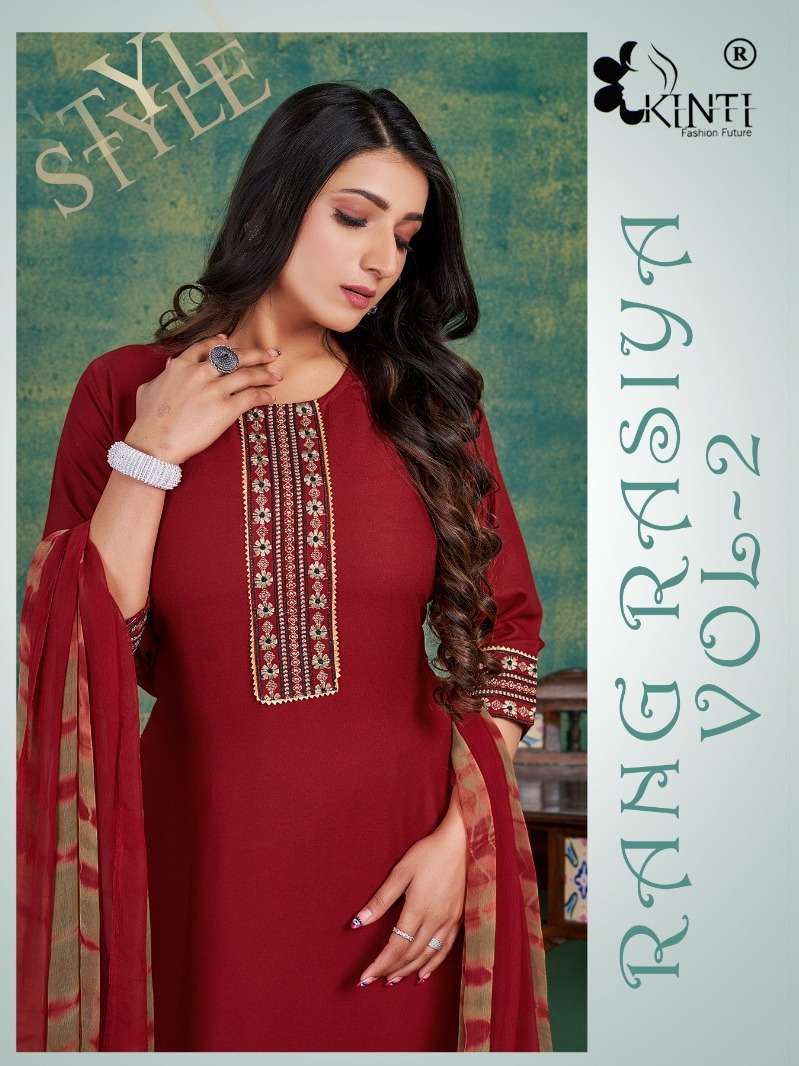 kinti rang rasiya vol 2 series 101-106 Heavy Rayon suit 
