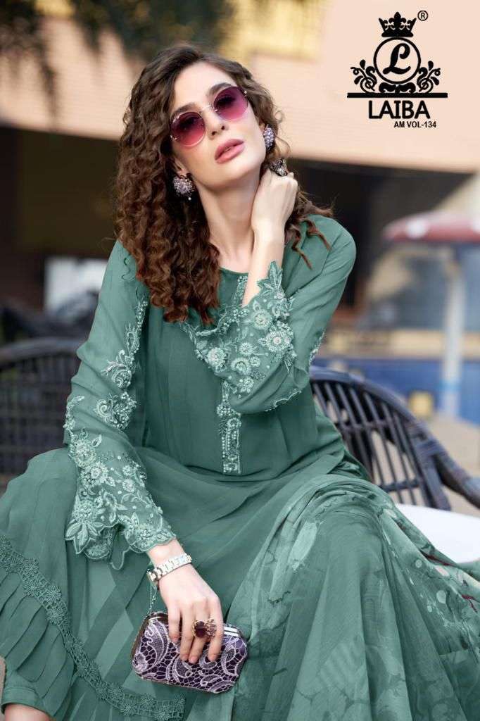 laiba am vol 134  Pure Georgette suit