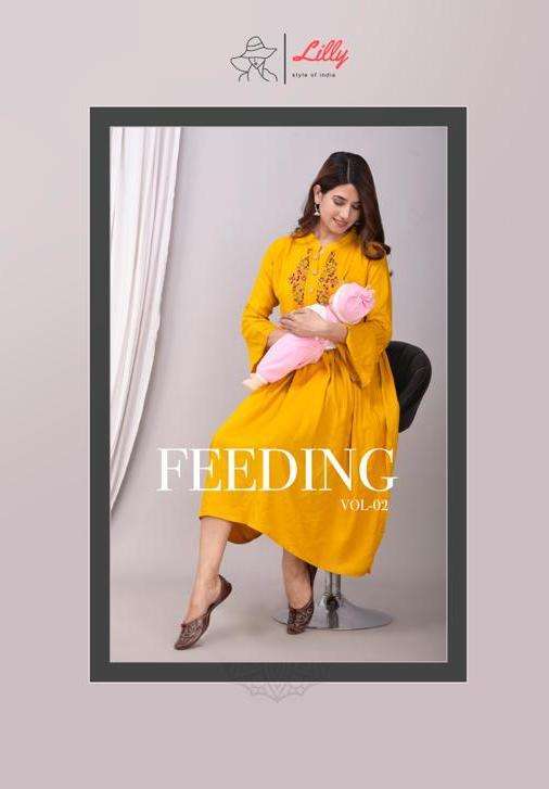 lilly style feeding vol 2 series 101-103 14KG Heavy Riyon kurti