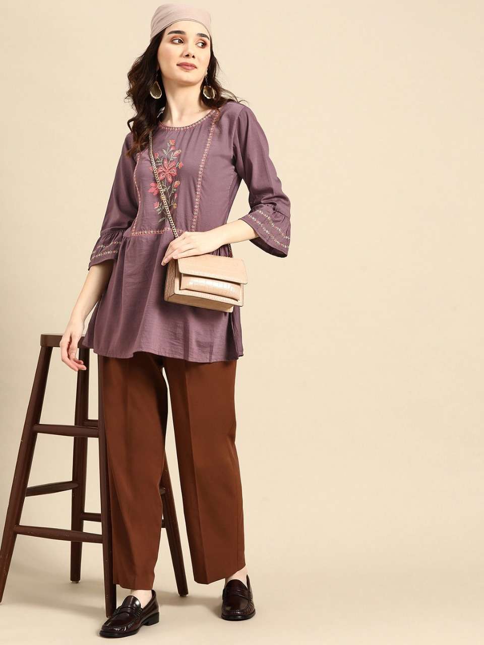 MARINA VISCOSE BLEND SHORT TOP 
