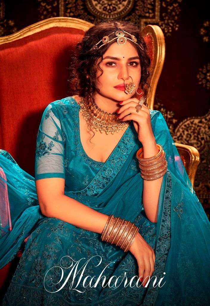 mrudangi maharani 1001 designs series 1001-1004 net lehenga