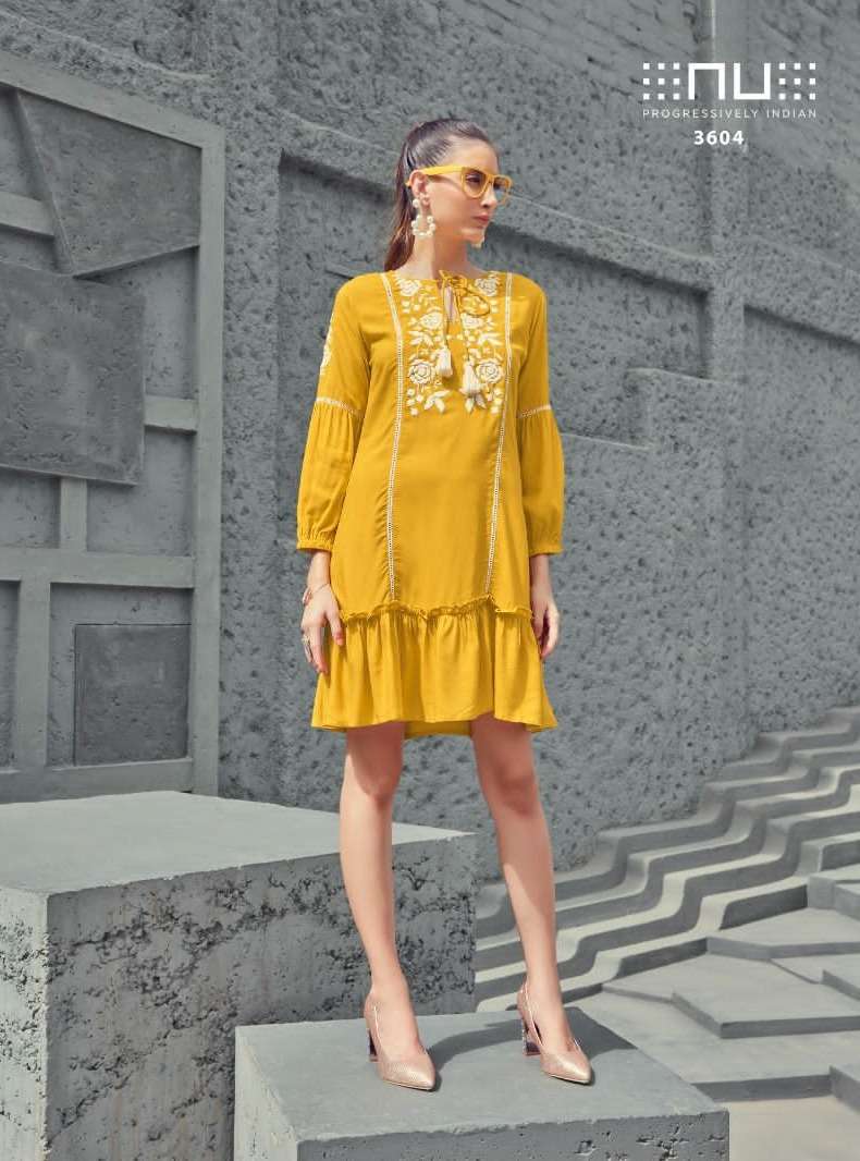 nu designer liva grade rayon tunics 