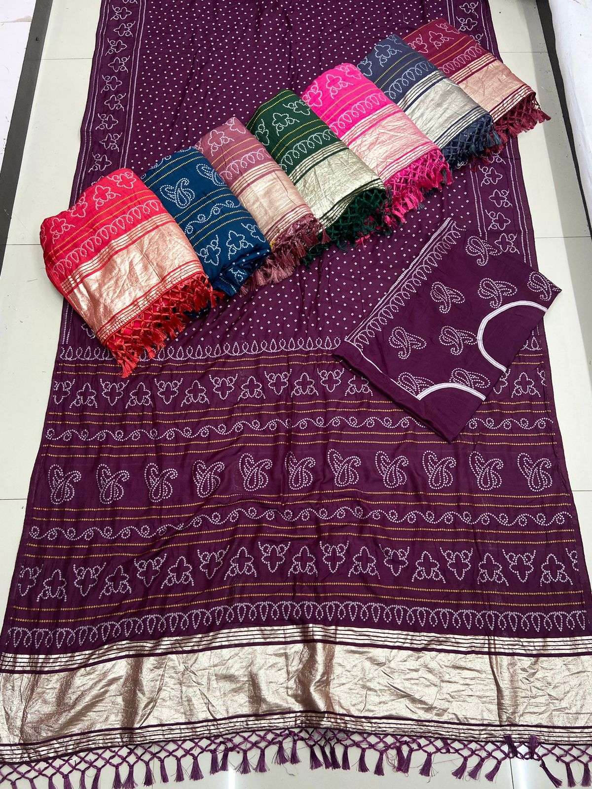 pr jacquard 1104 amazing colour matching set saree wholesaler