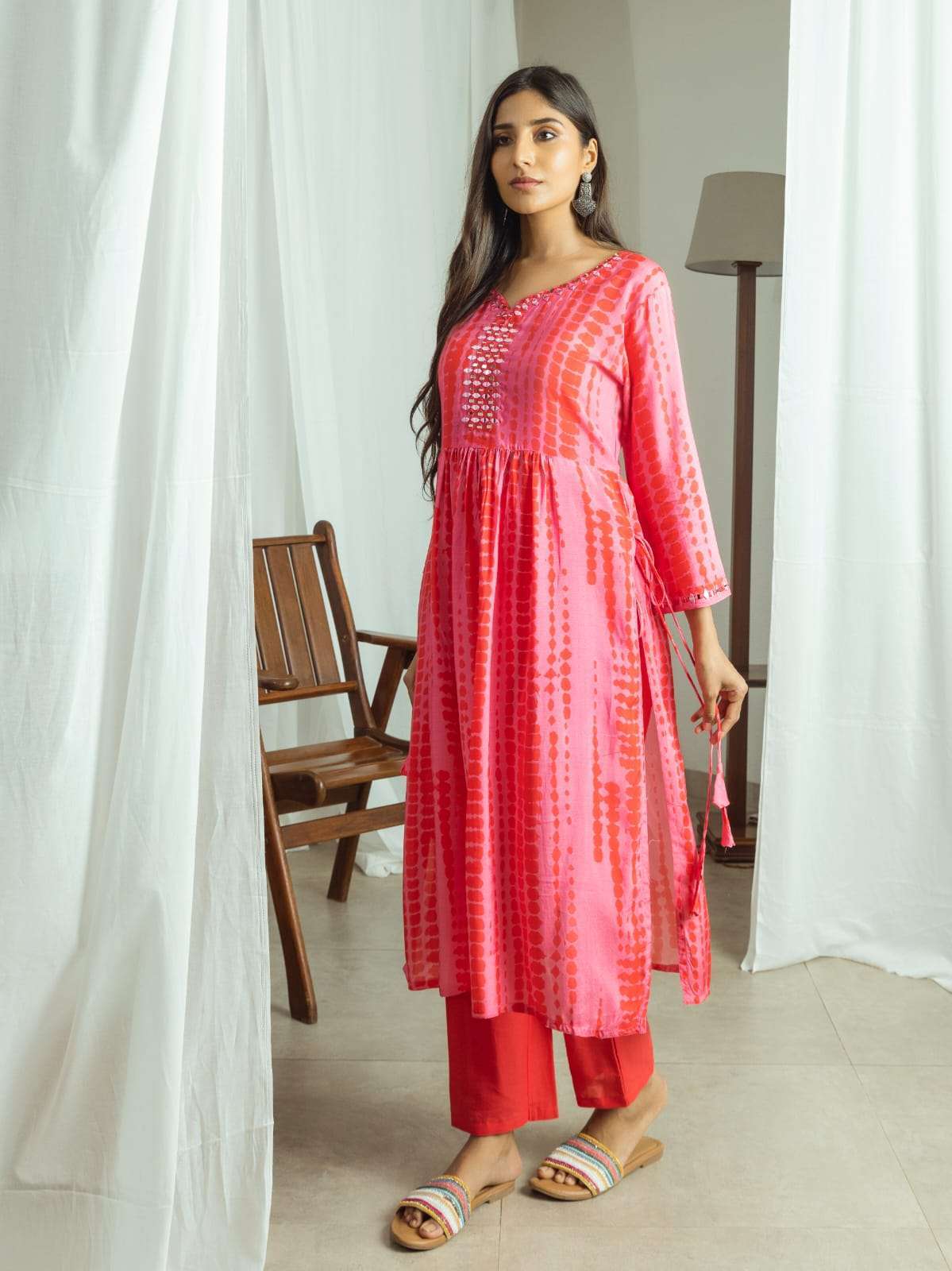 psyna 2072 Pure Muslin top with bottom 
