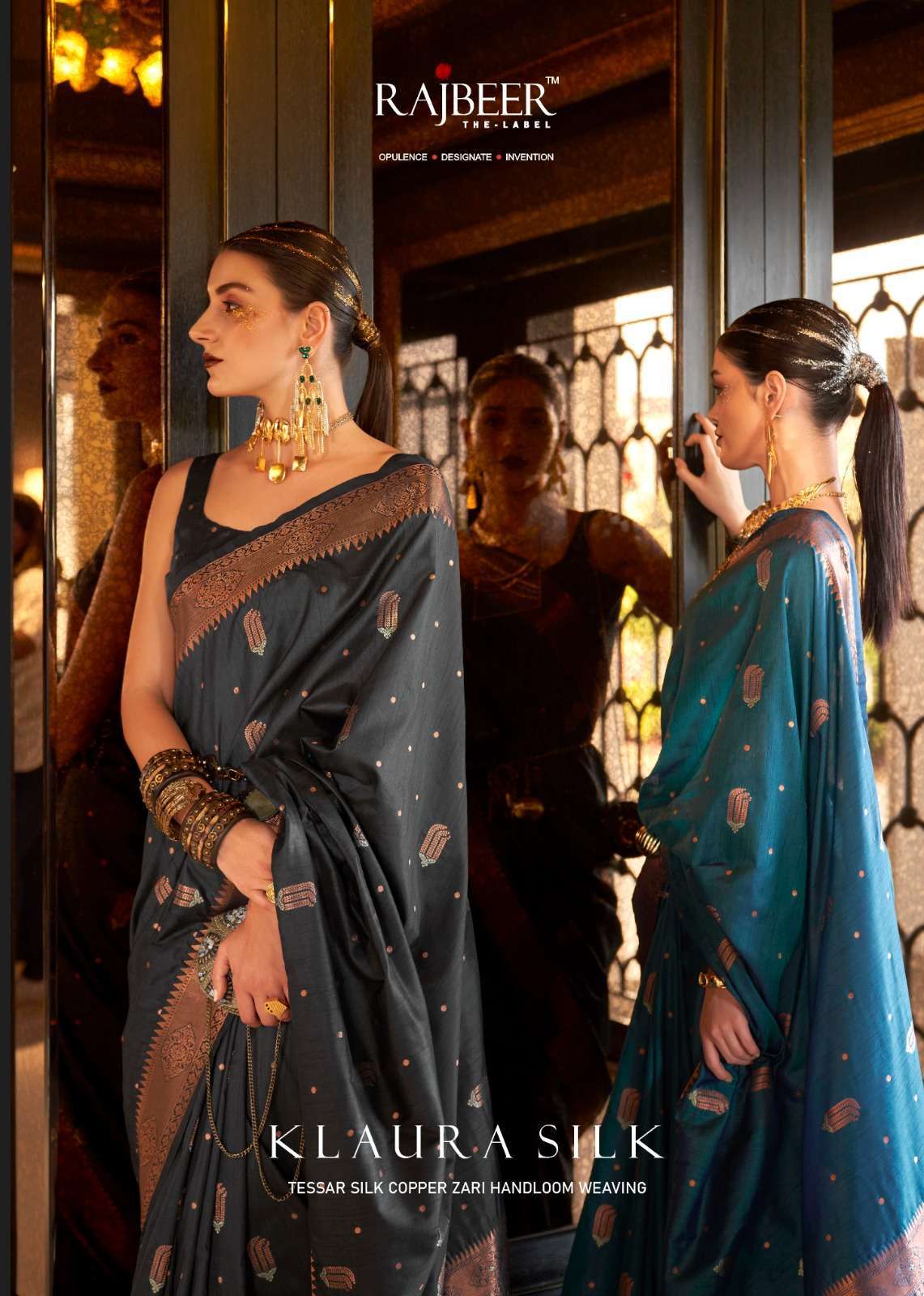 rajbeer klaura silk series 10001-10006 Tessar Silk saree