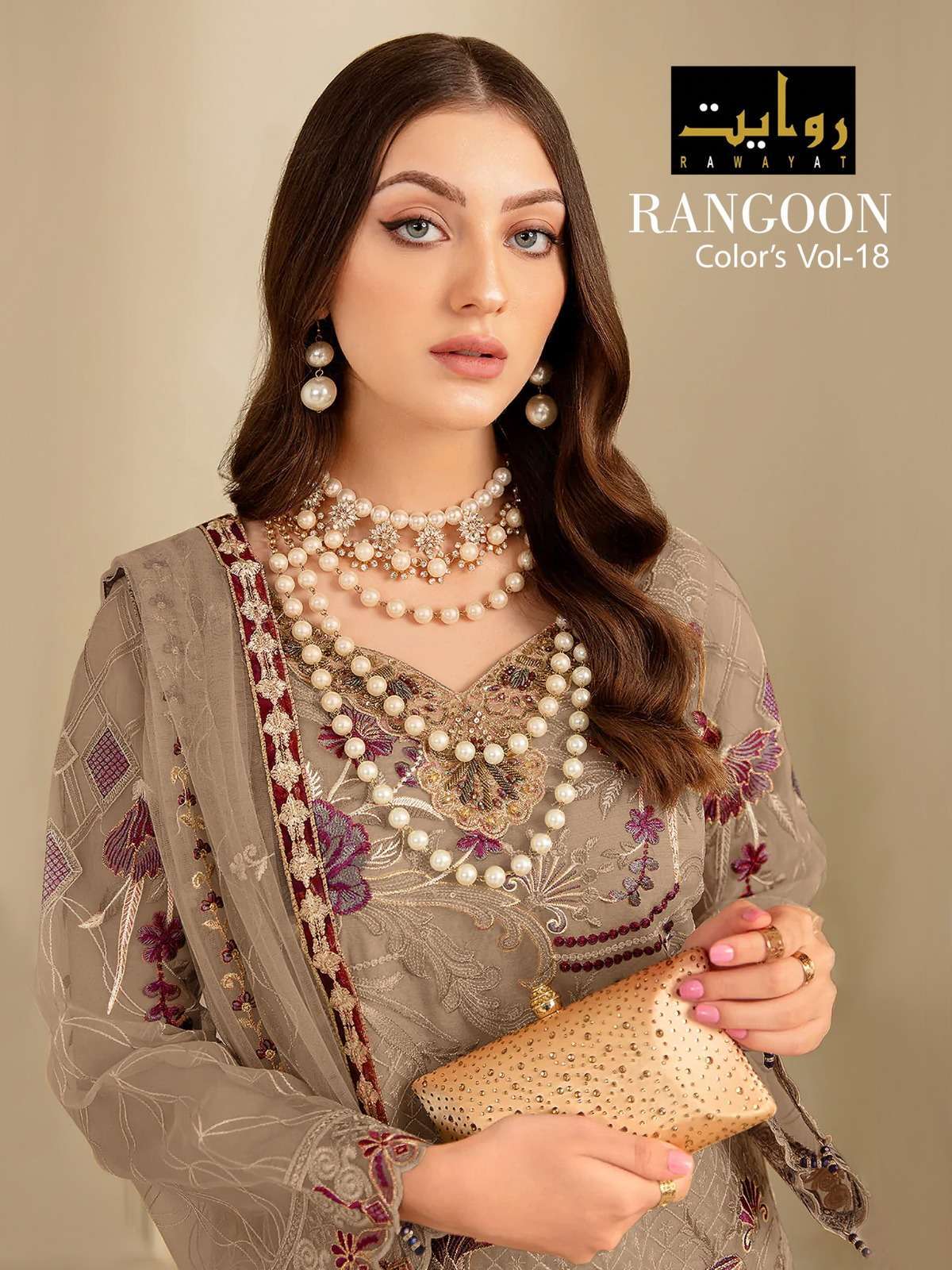 rawayat rangoon colors vol 18 series 4038 faux georgette suit 