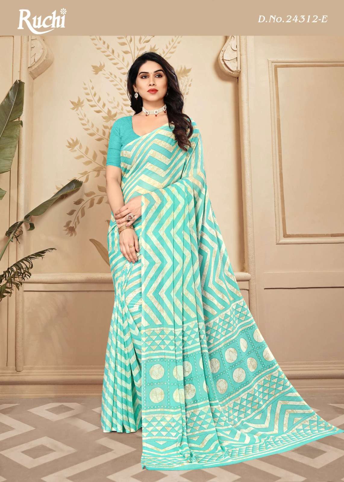 ruchi star chiffon 24312 Chiffon saree