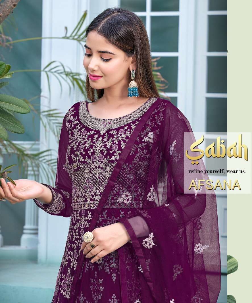 sabah afsana 1005 colors Heavy Butterfly Net suit 