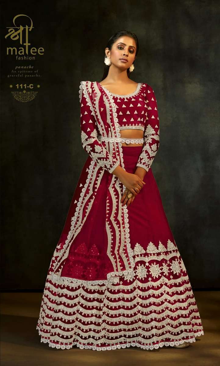 shree matee fashion breeze series 111 premium net lehenga