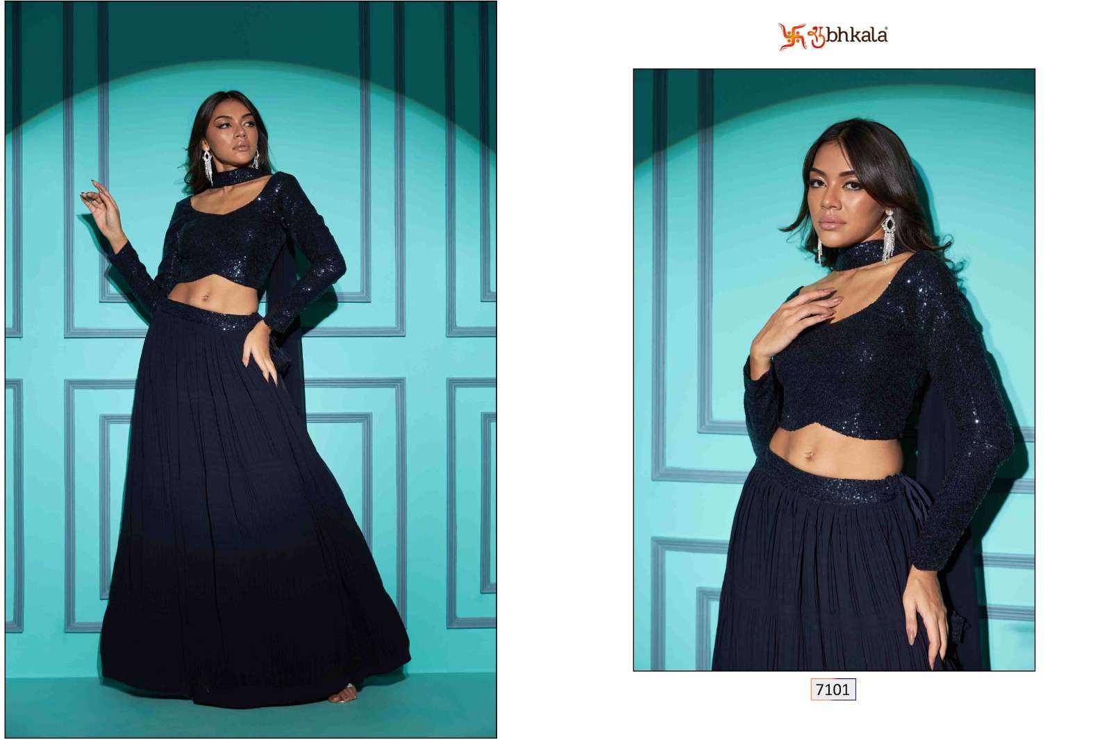 shubhkala vol 14 designer fancy lehenga 
