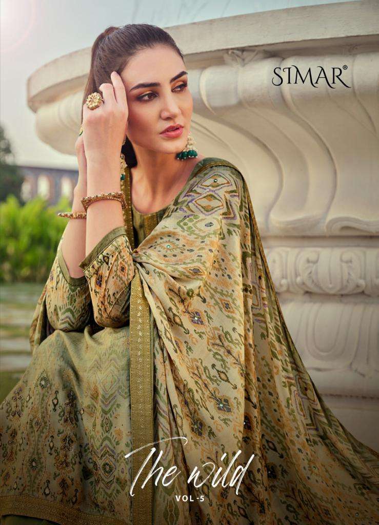 simar the wild vol 5 series 9081-9086 Pure Viscose suit