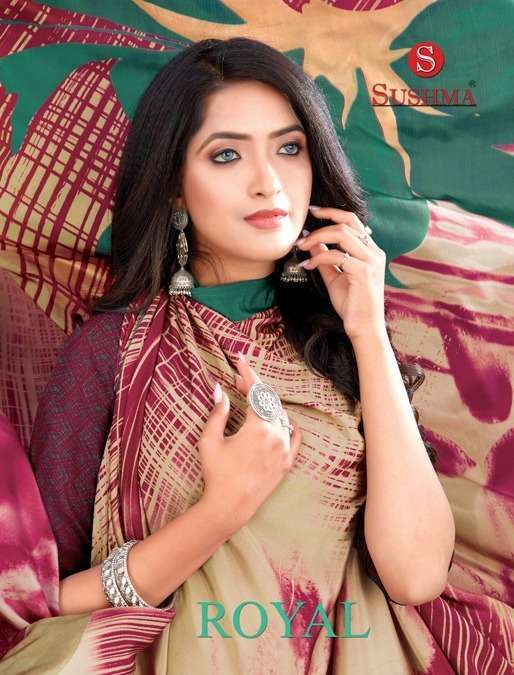 sushma royal series 2901-2902 crape saree