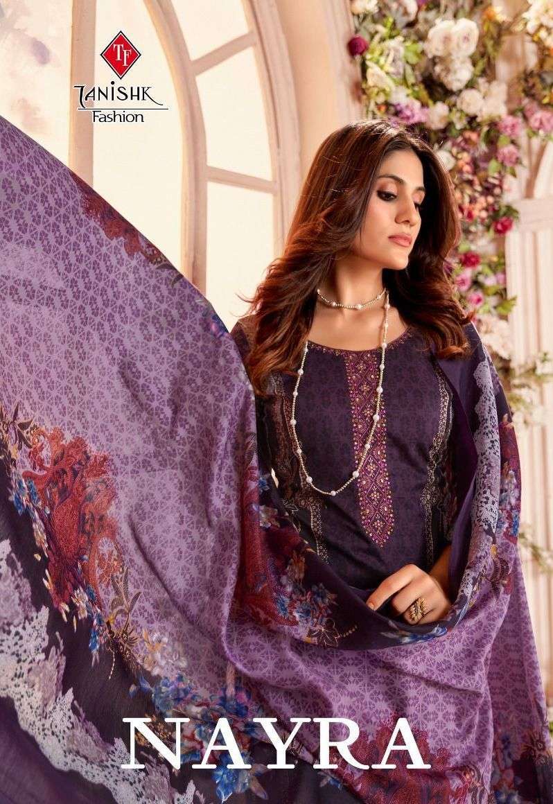 tanishk nayra series 9501-9508 pure cambric cotton suit 
