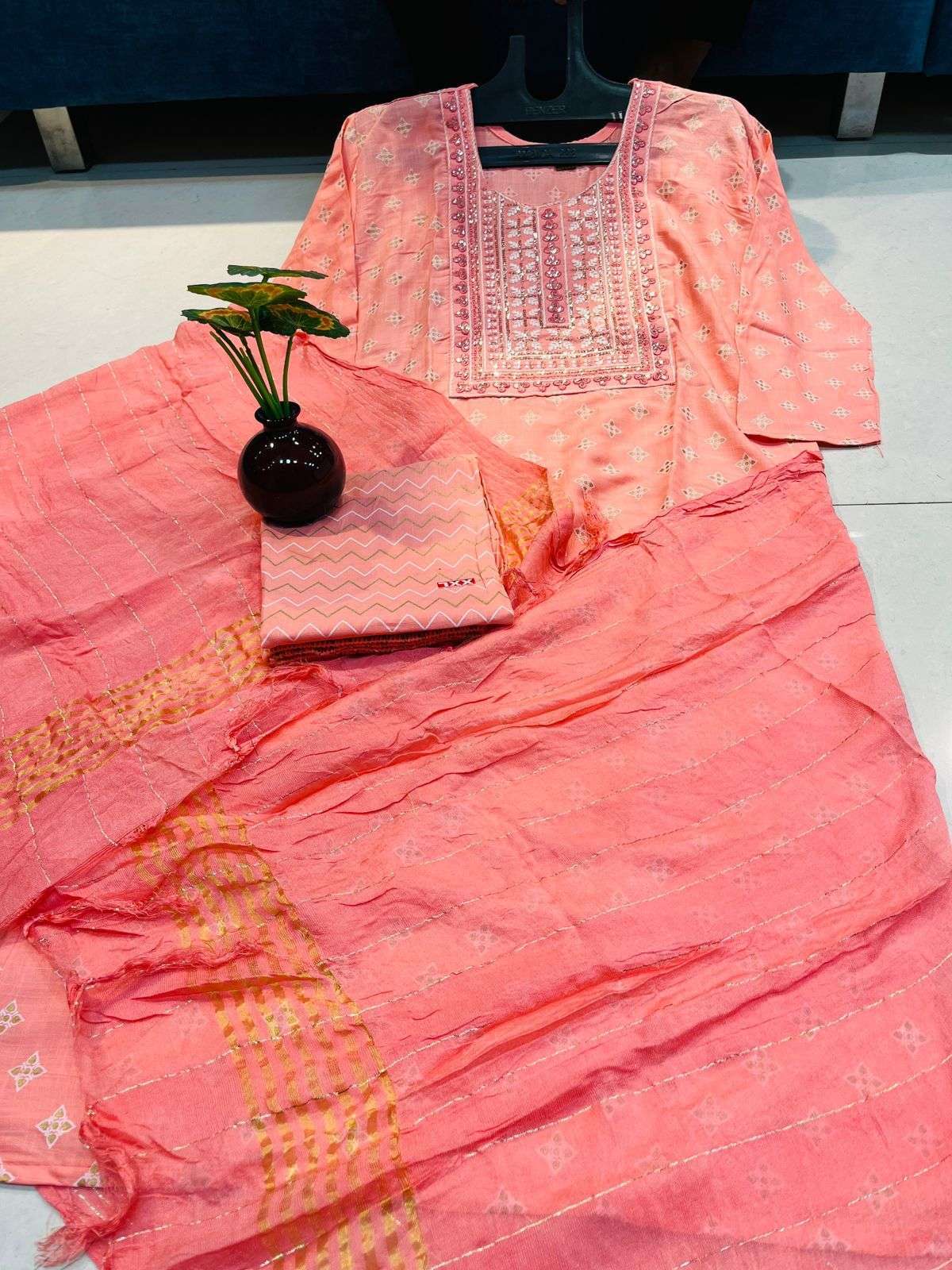trendy surbhi 04 heavy rayon slub readymade suit 