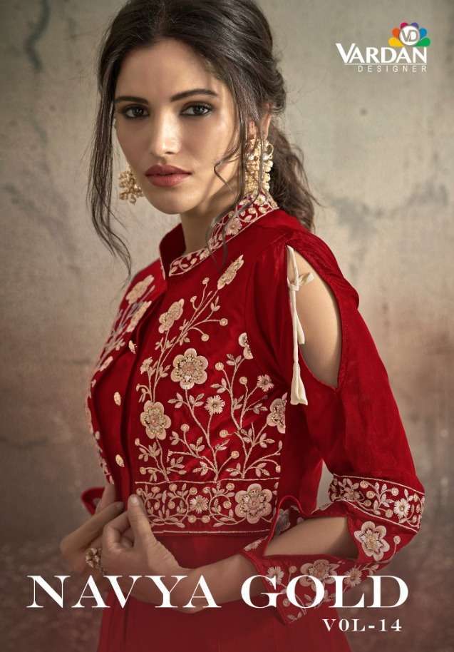 vardhan navya gold vol 14 series 1406 Soft Tapeta dupatta