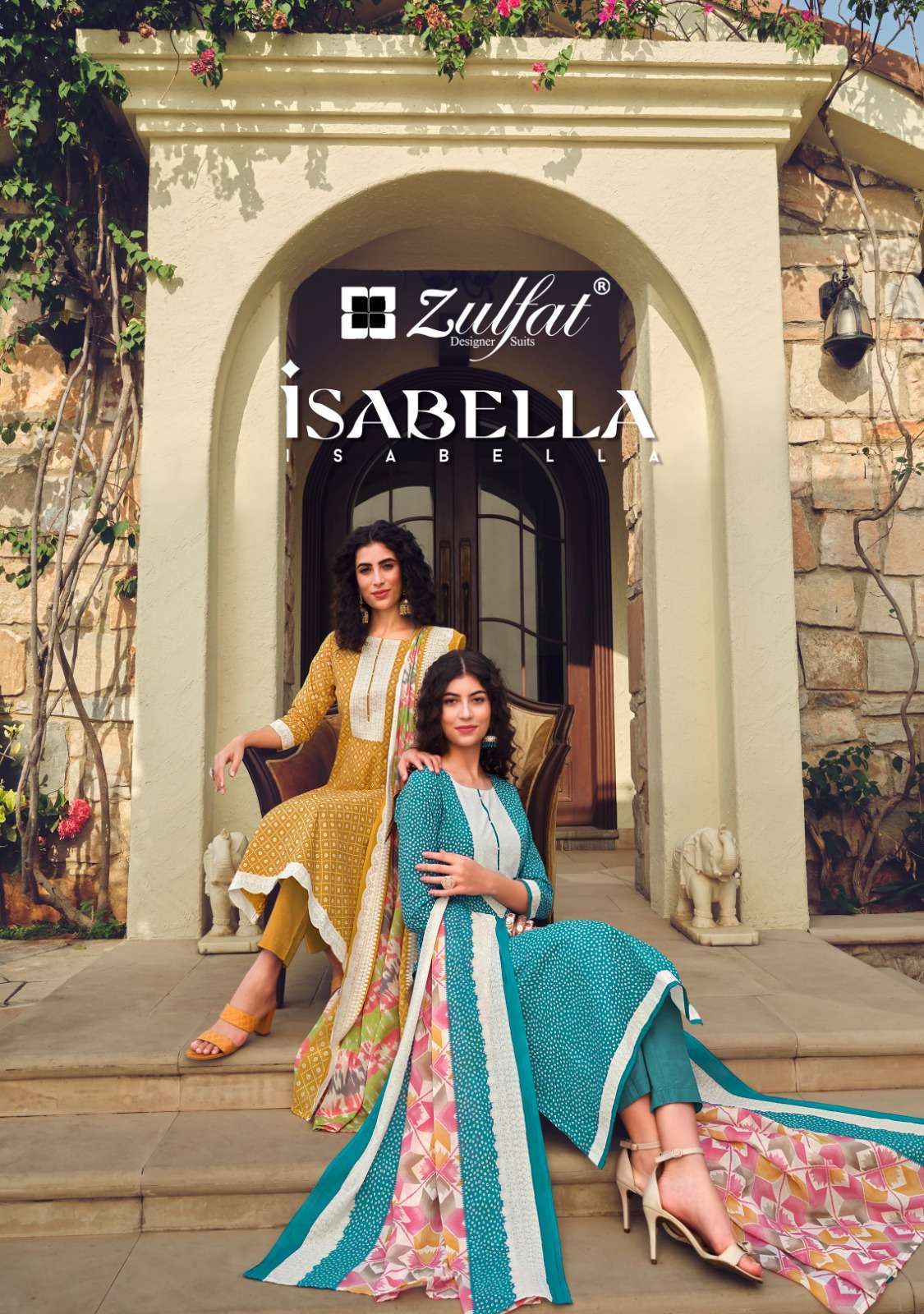 zulfat isabella 510001-510008 Pure Cotton suit