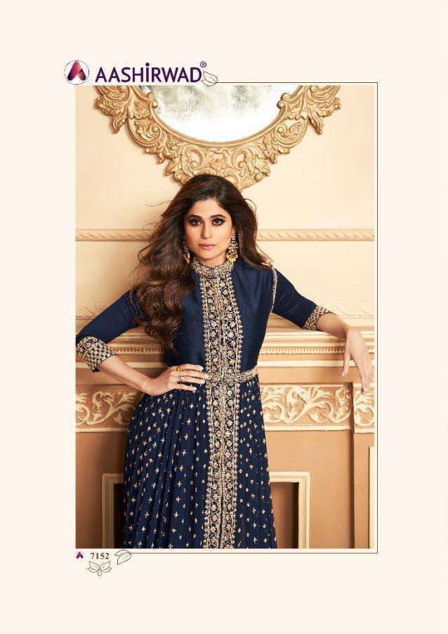 aashirwad creation anokhi series 7152 Real georgette suit