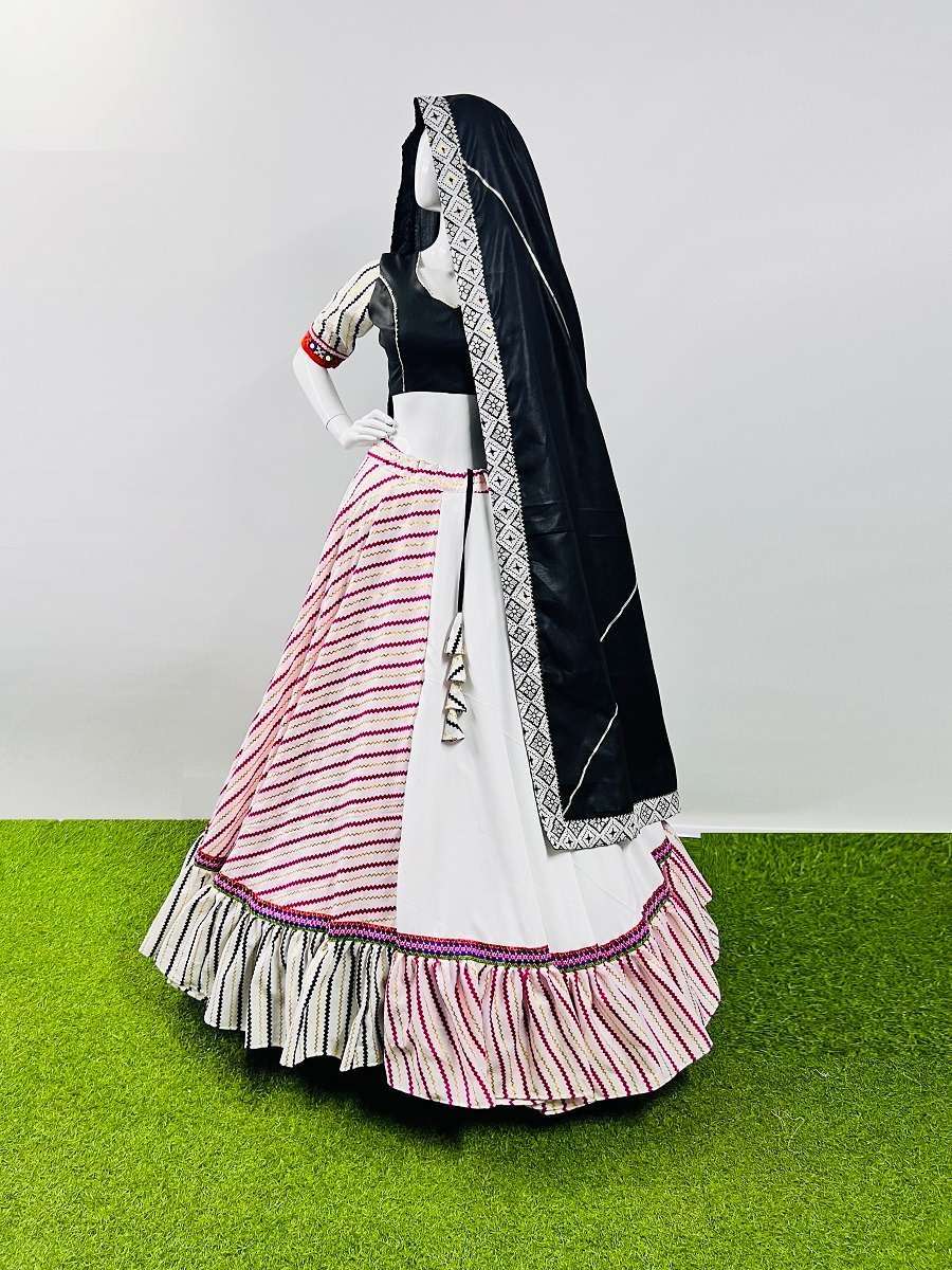 Aawiya 7041 pure cotton silk lehenga