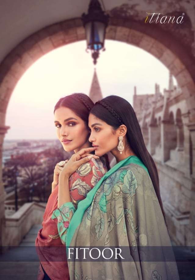 itrana fitoor pure cotton lawn digital print suit 