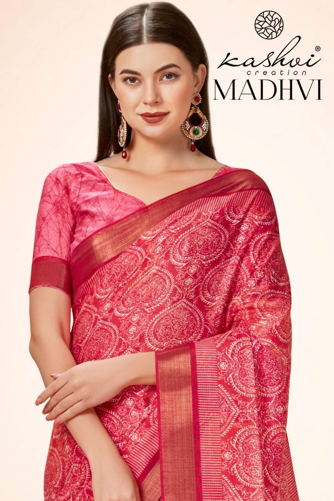 kashvi creation madhvi 76001-76008 cotton silk saree