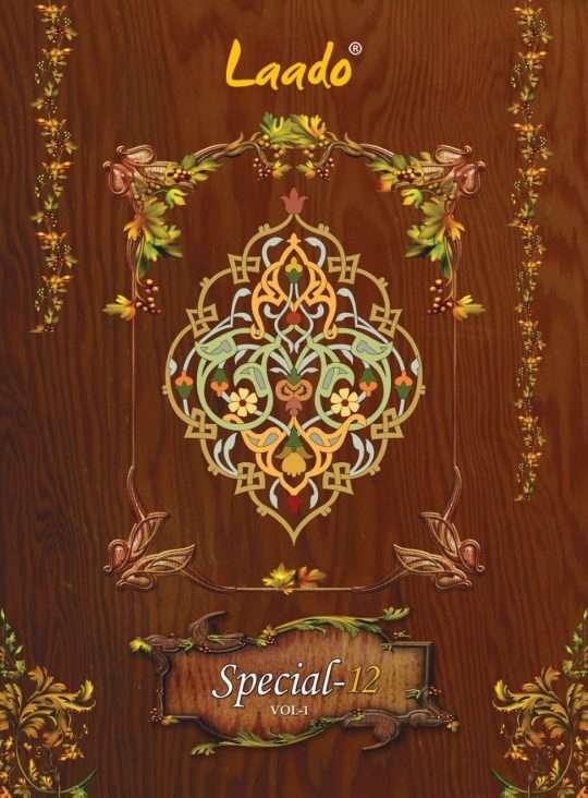 Laado Special Vol-12 series 101-112 Pure Cotton Printed  suit