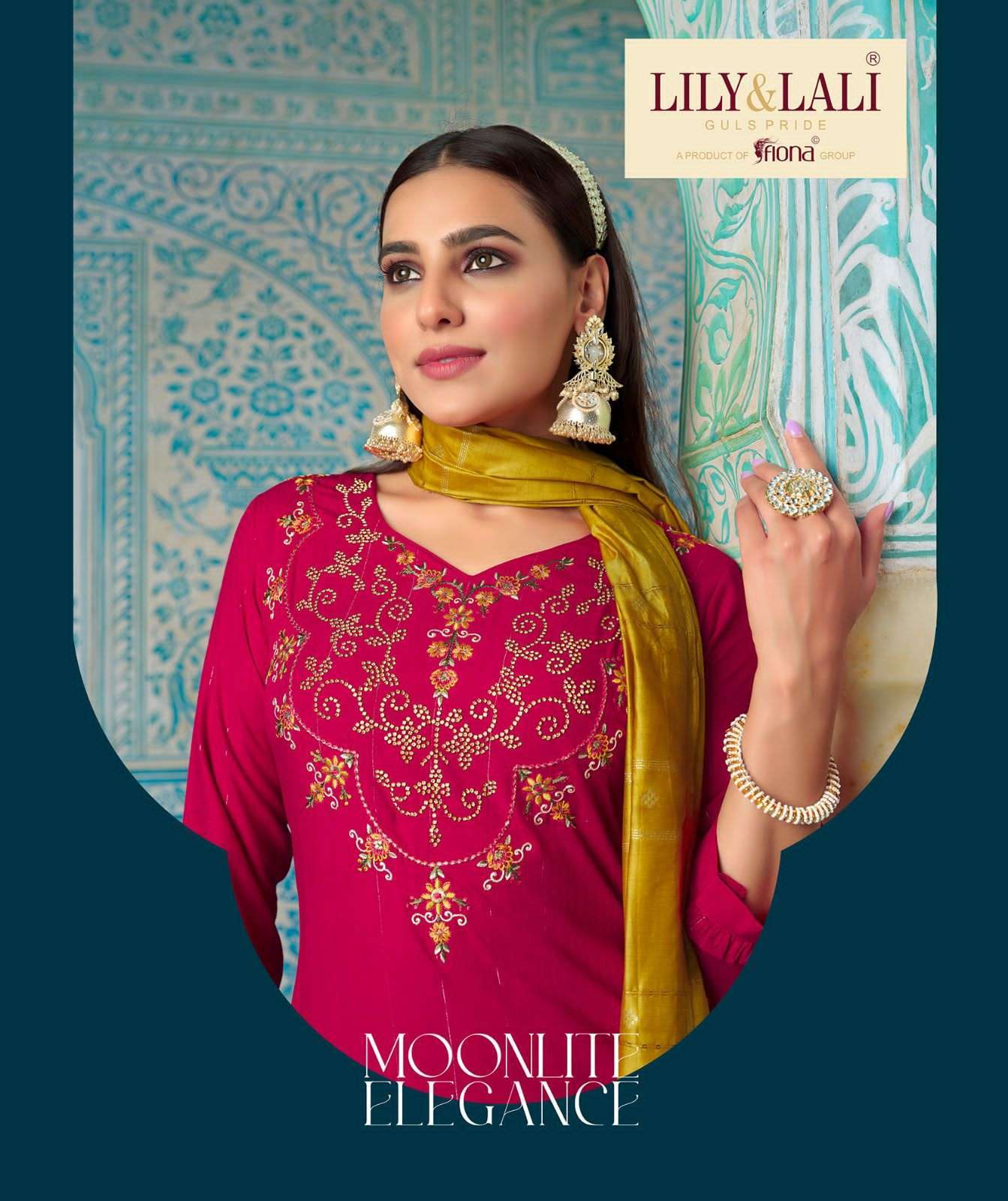 lily & lali moonlite series 12201-12206 Fancy  Viscose readymade suit 