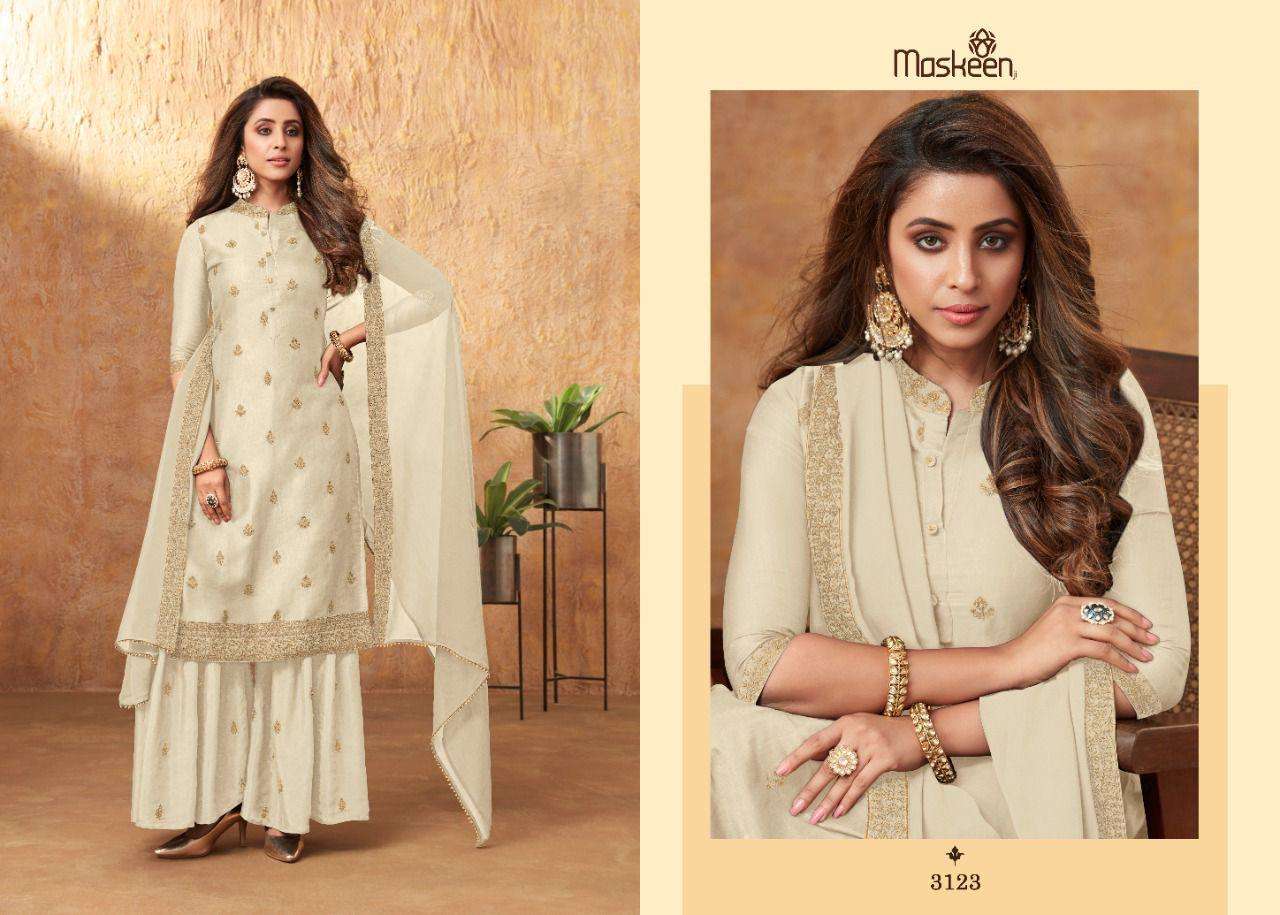 maskeen ji aamira designer pure soft silk suit 
