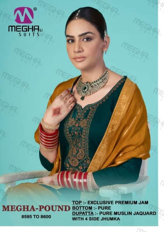 meghali suits pound series 8555-8600 premium jam suit 