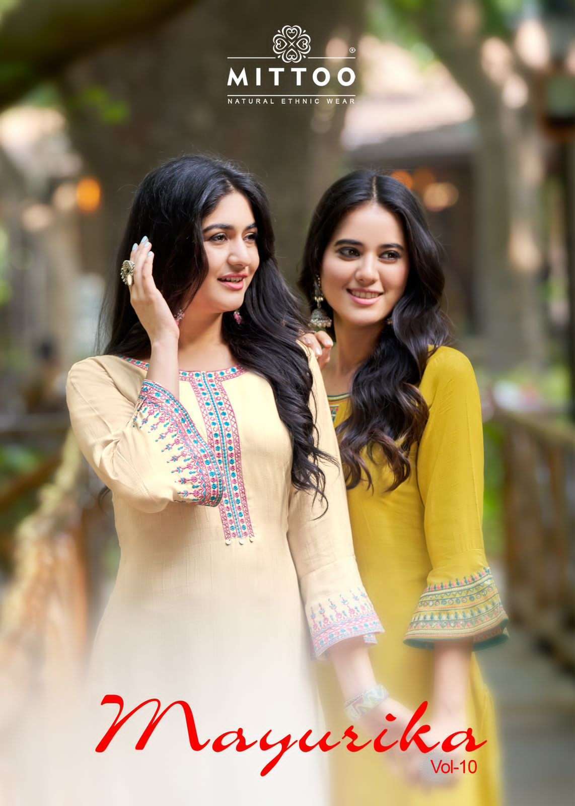 mittoo mayurika vol 10 series 4458-4463 Rayon Weaving kurti
