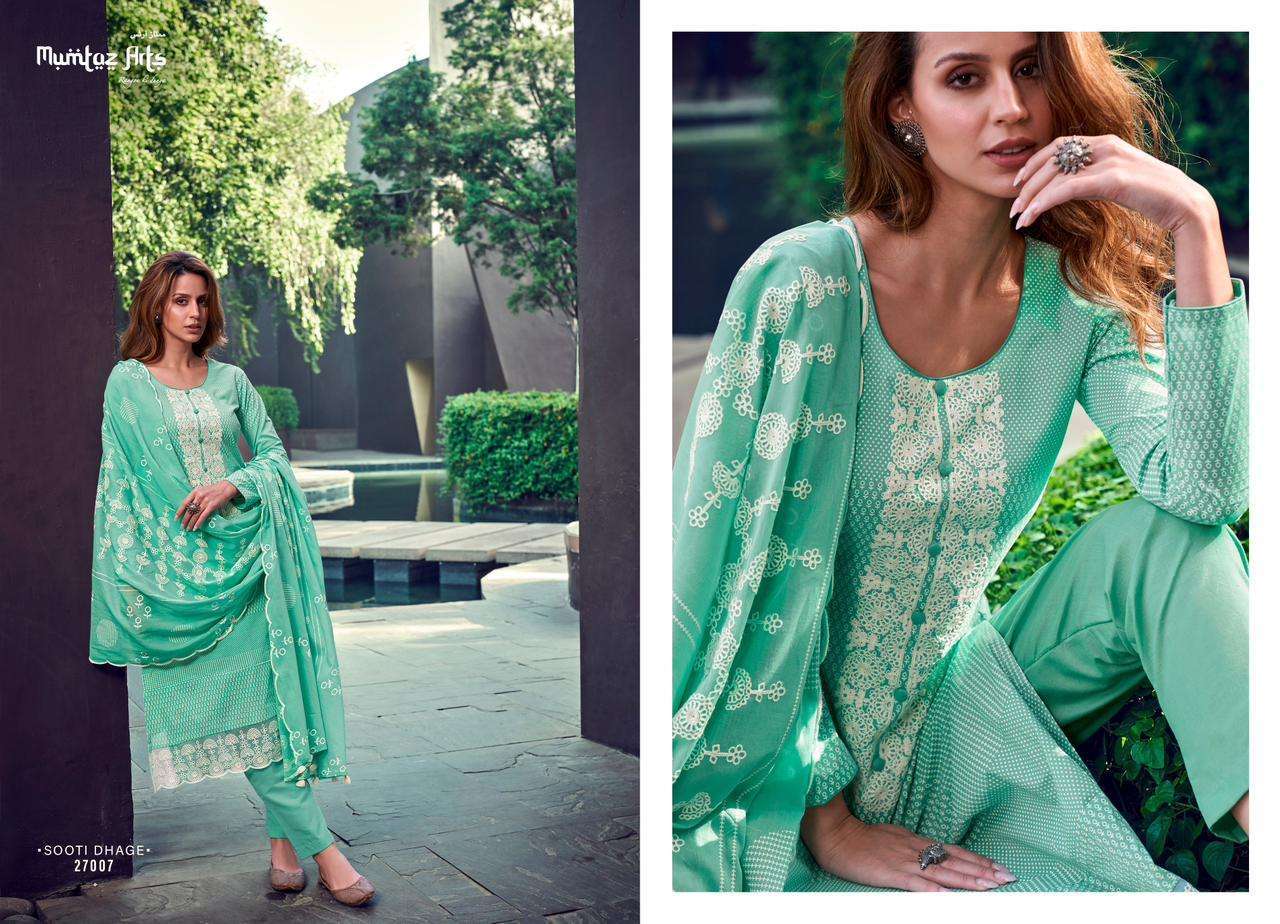 Mumtaz arts sooti dhage summer shower nx lawn cambric cotton suit