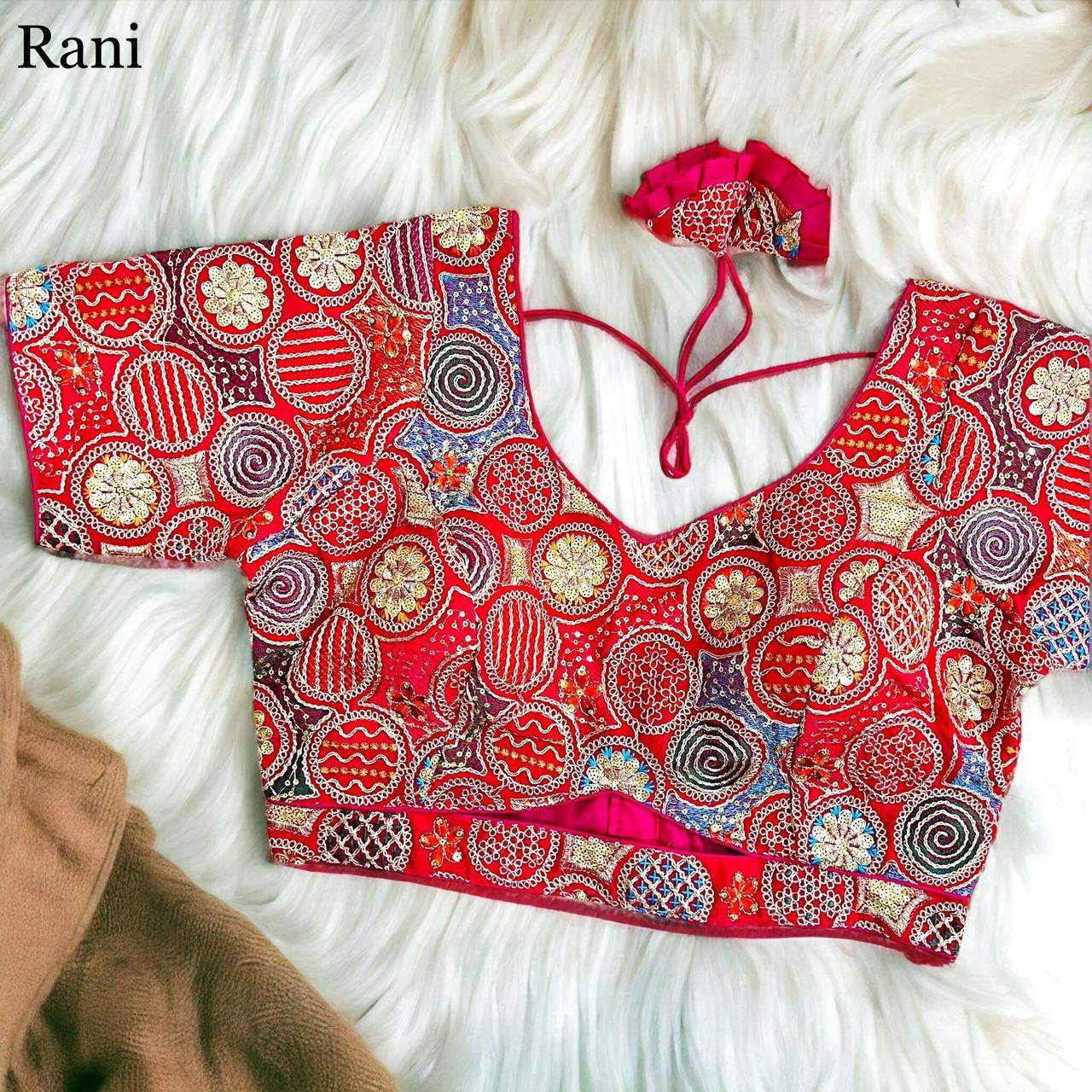 Navratri special heavy faux georgette blouse