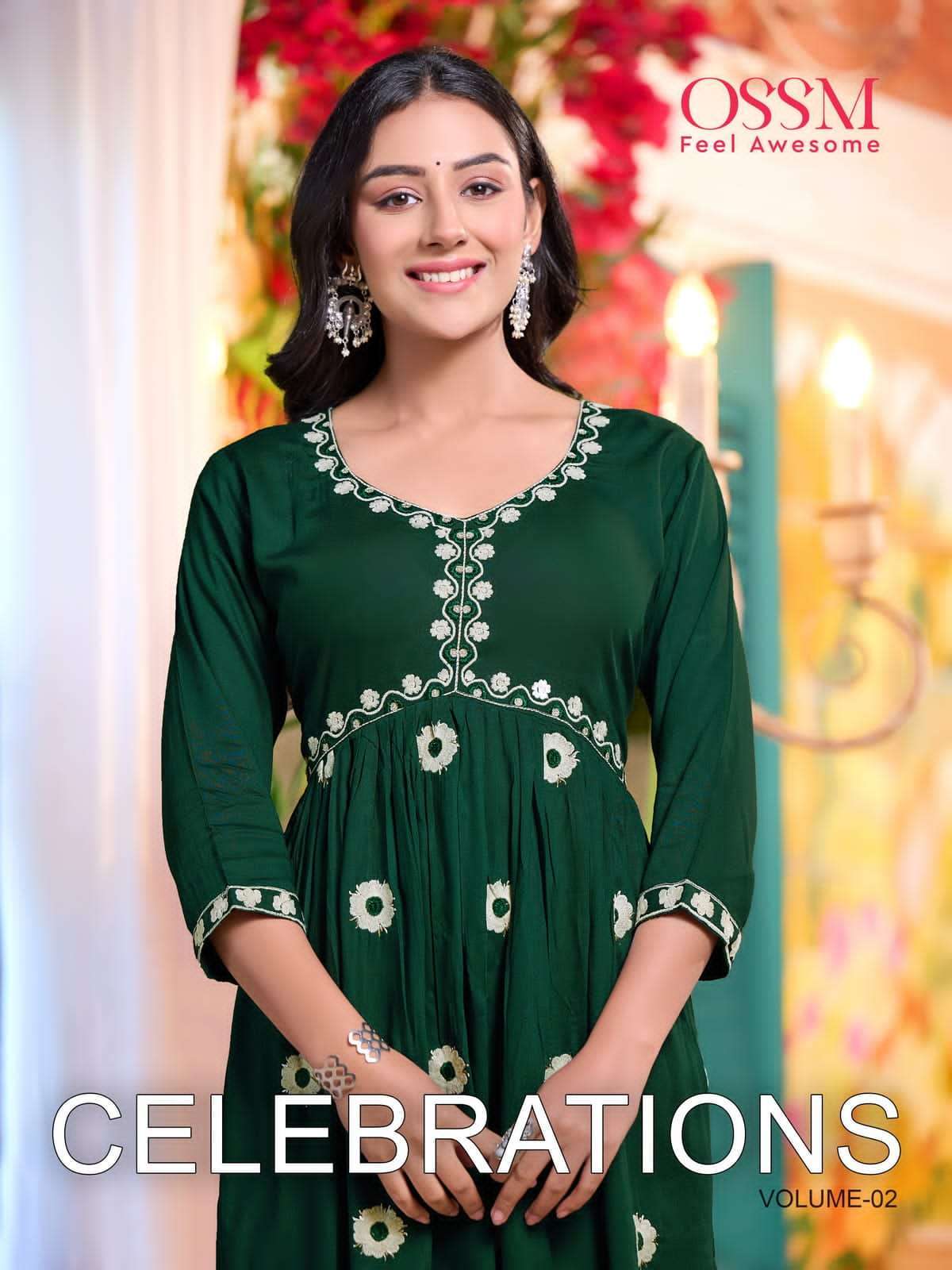 ossm celebration vol 2 series 201-206 Heavy Reyon 16kg kurti