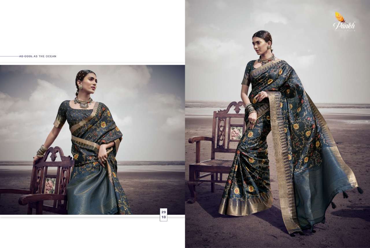 pankh chappa vol 1 designer chappa silk saree