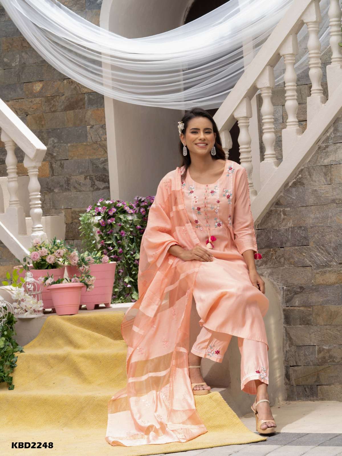 pr disha vol 6 series 2247-2252 roman silk readymade suit 