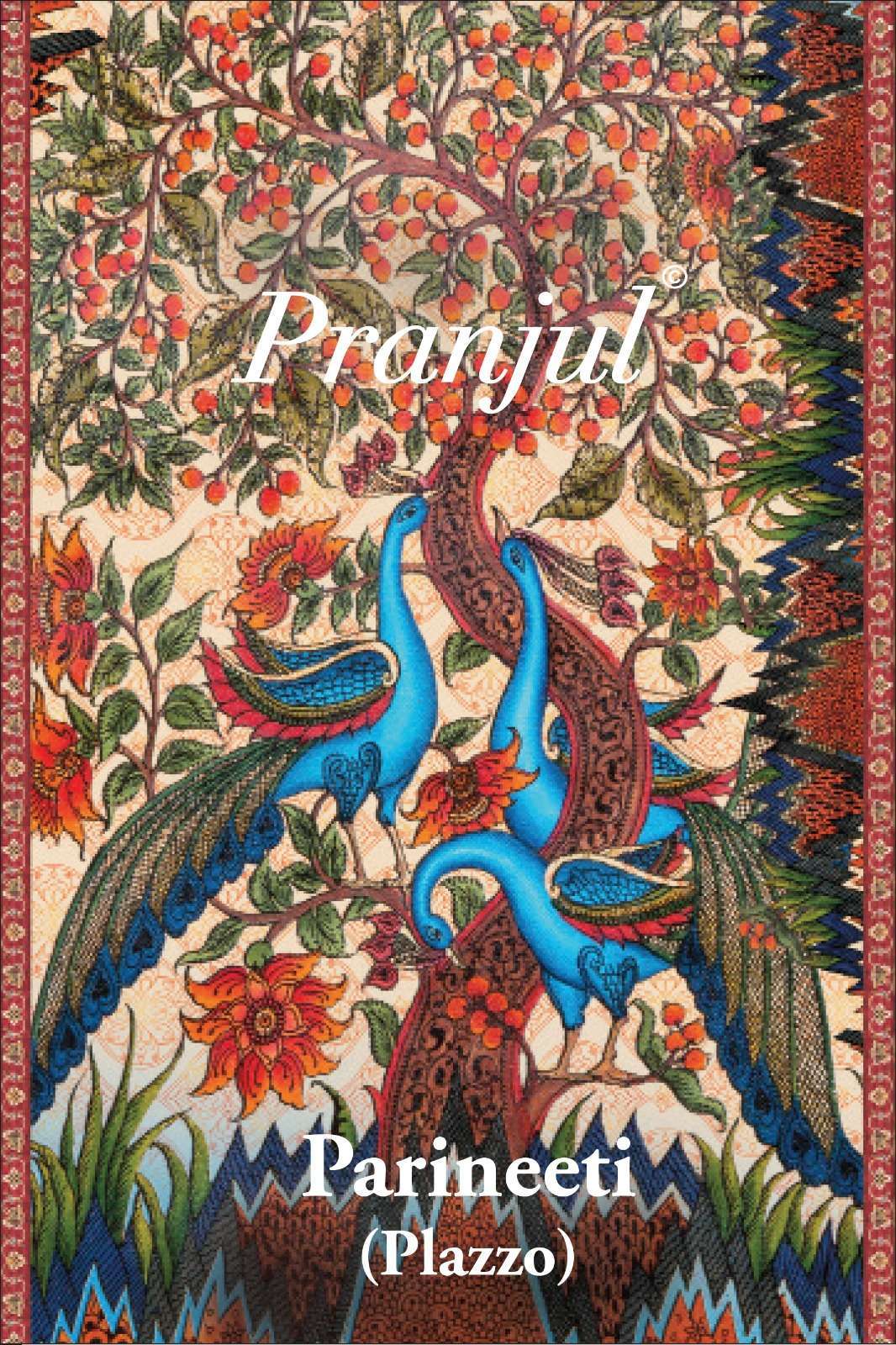 pranjul creation parineeti series 01-20 rayon fine quality plazzo