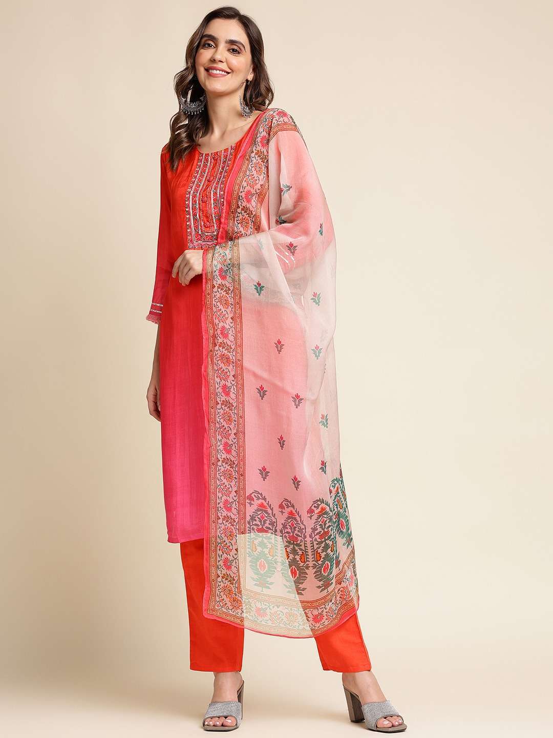 psyna 2039 pure muslin readymade suit