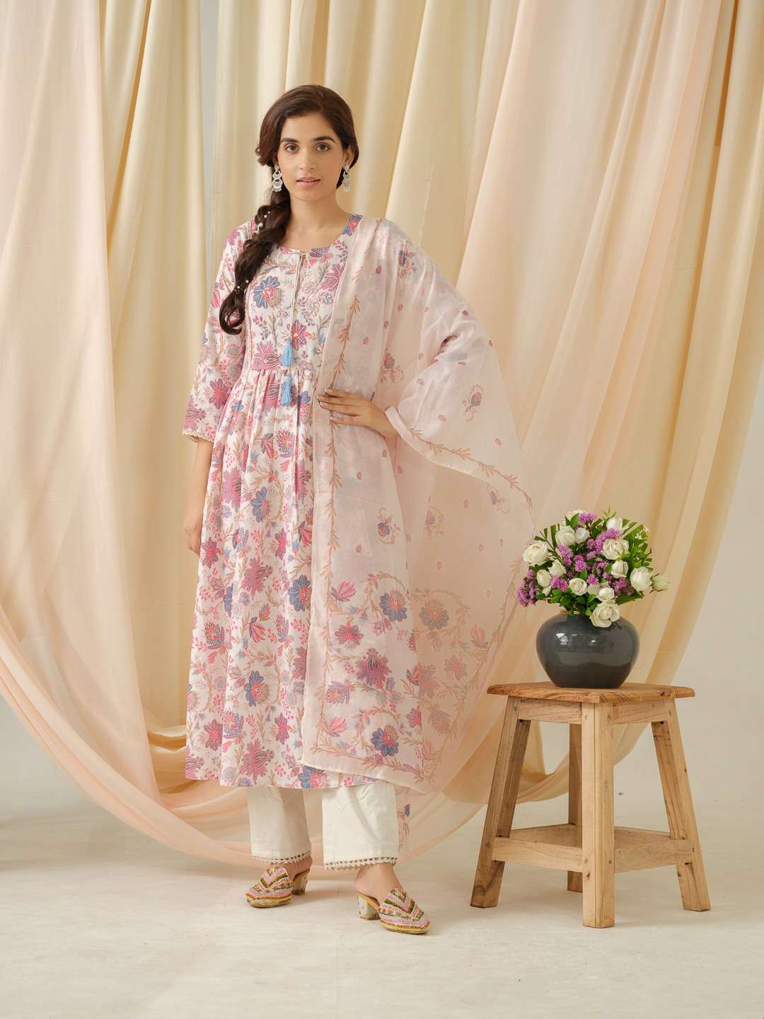 psyna 2144 Linen kurta set