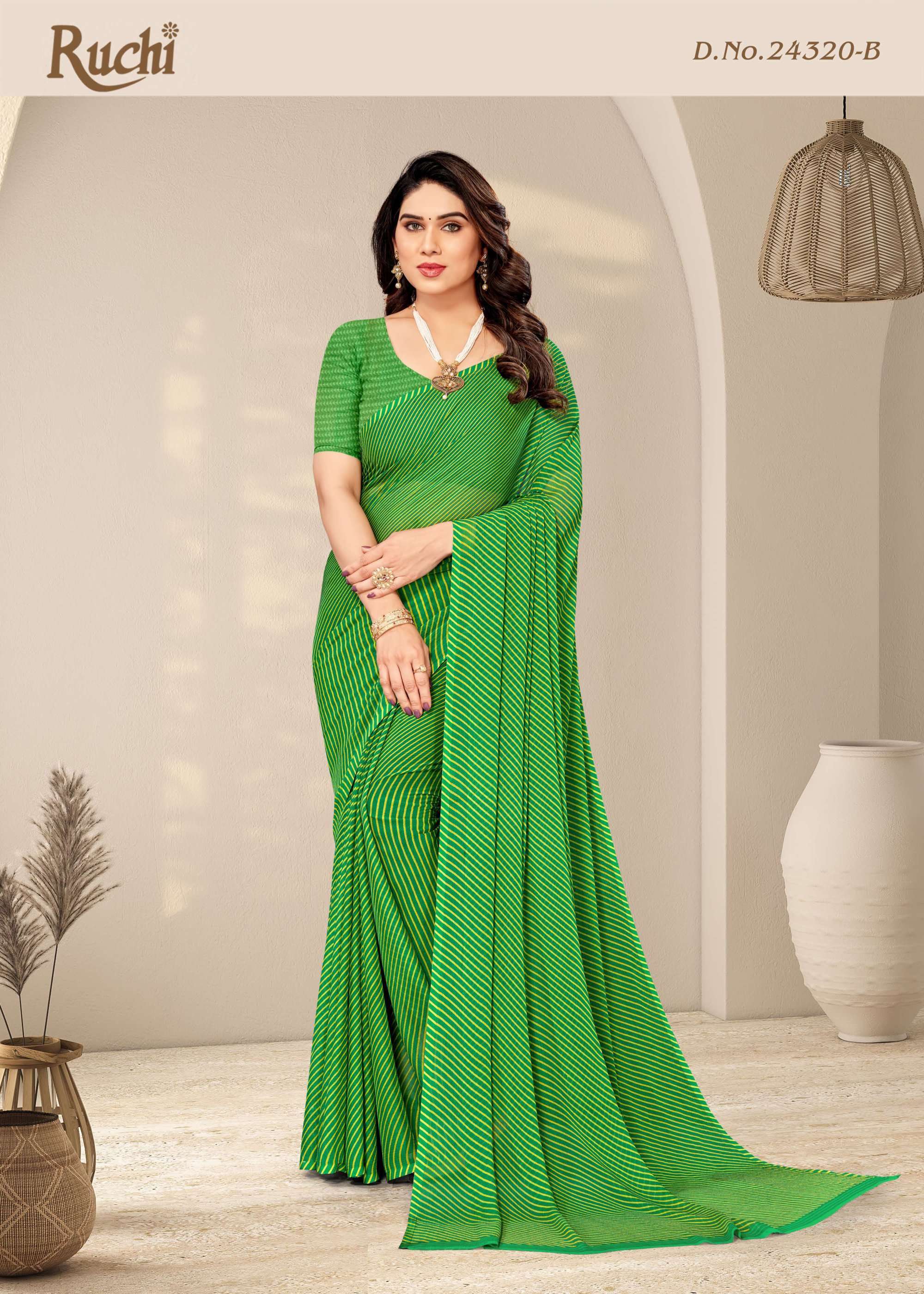 ruchi star chiffon 24320 Chiffon saree