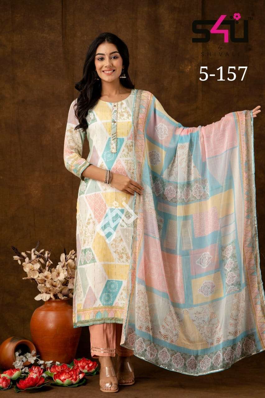 s4u pr 5-157 fancy festive wear readymade salwar kameez 