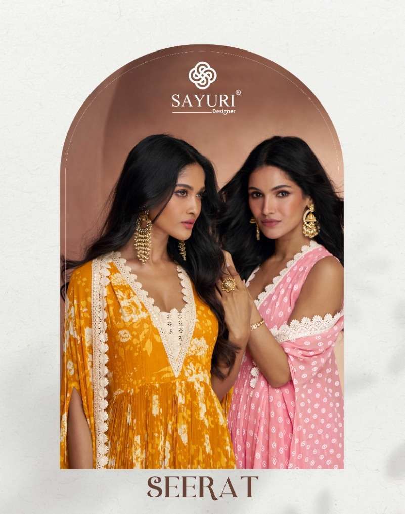sayuri designer seerat series 5289-5291 real georgette suit 