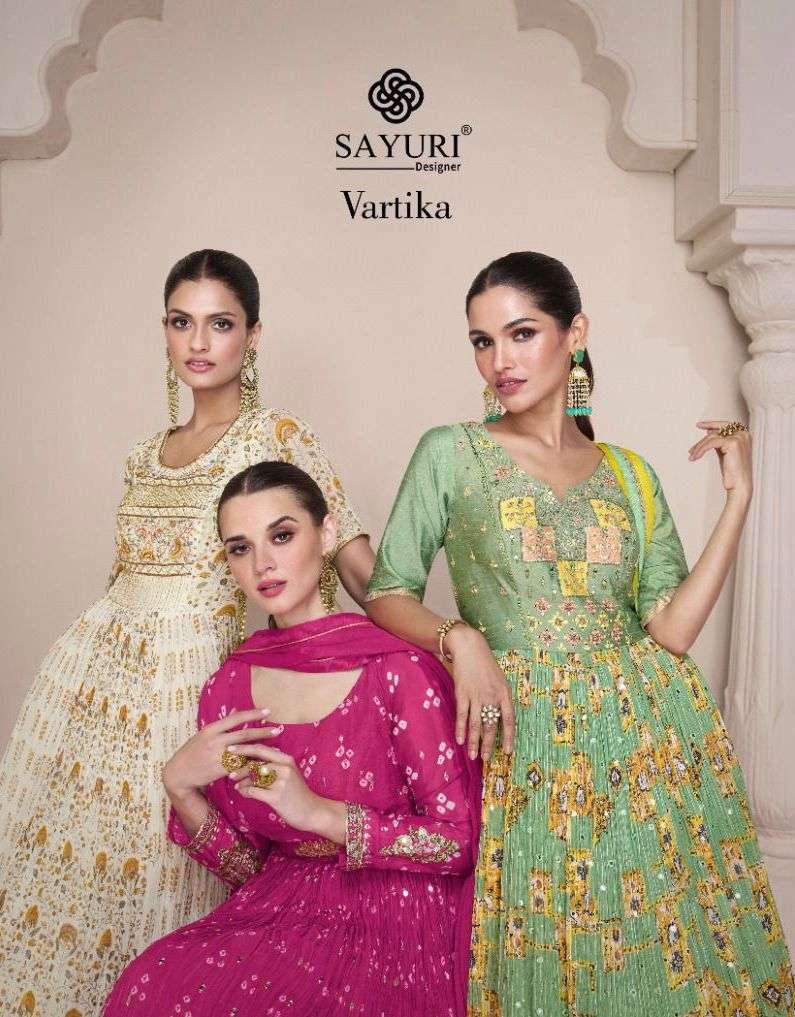 sayuri vartika series 5283-5285 real georgette suit 