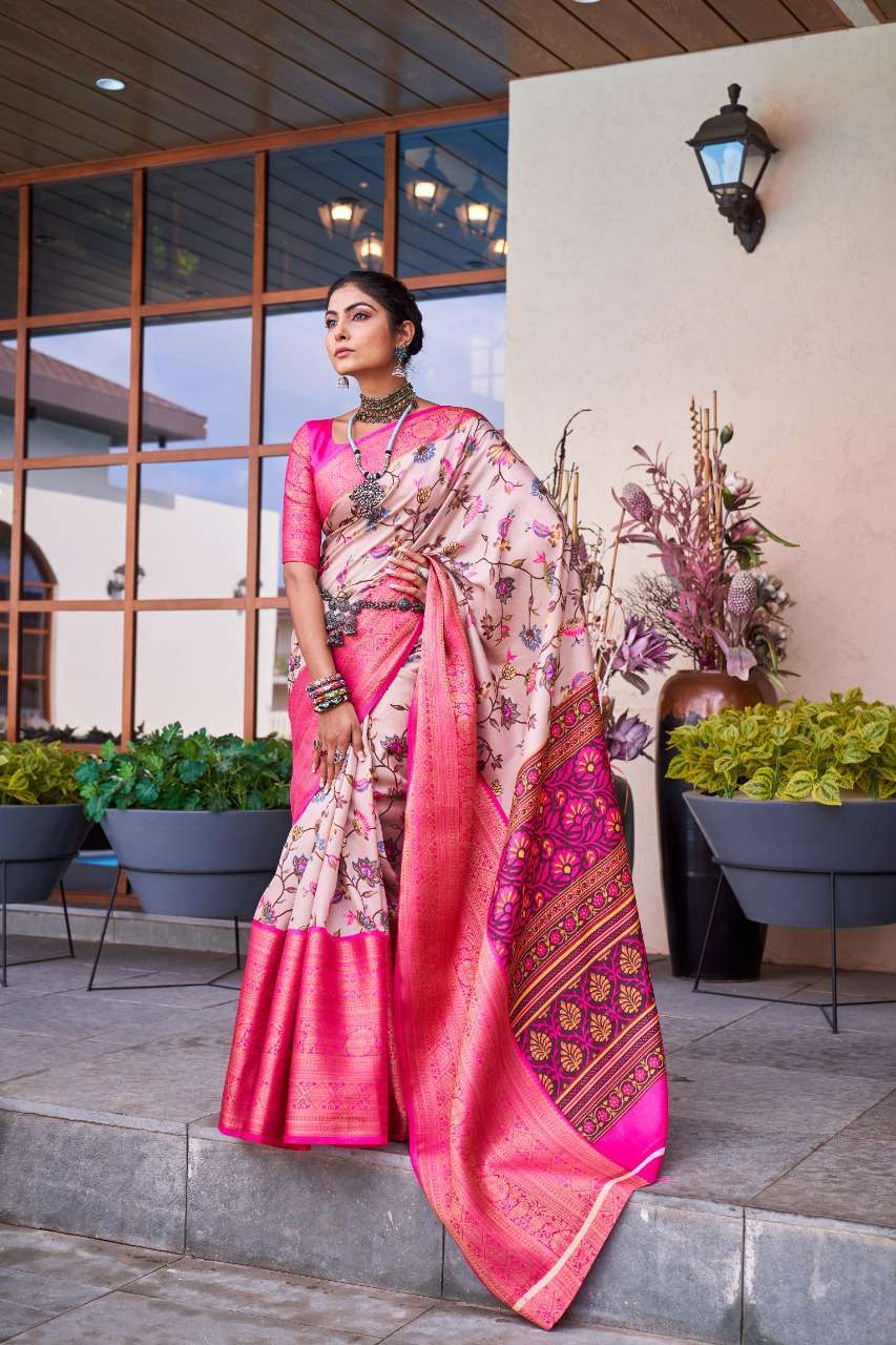 sr saree modi Cotton with heavy jaquard border saree
