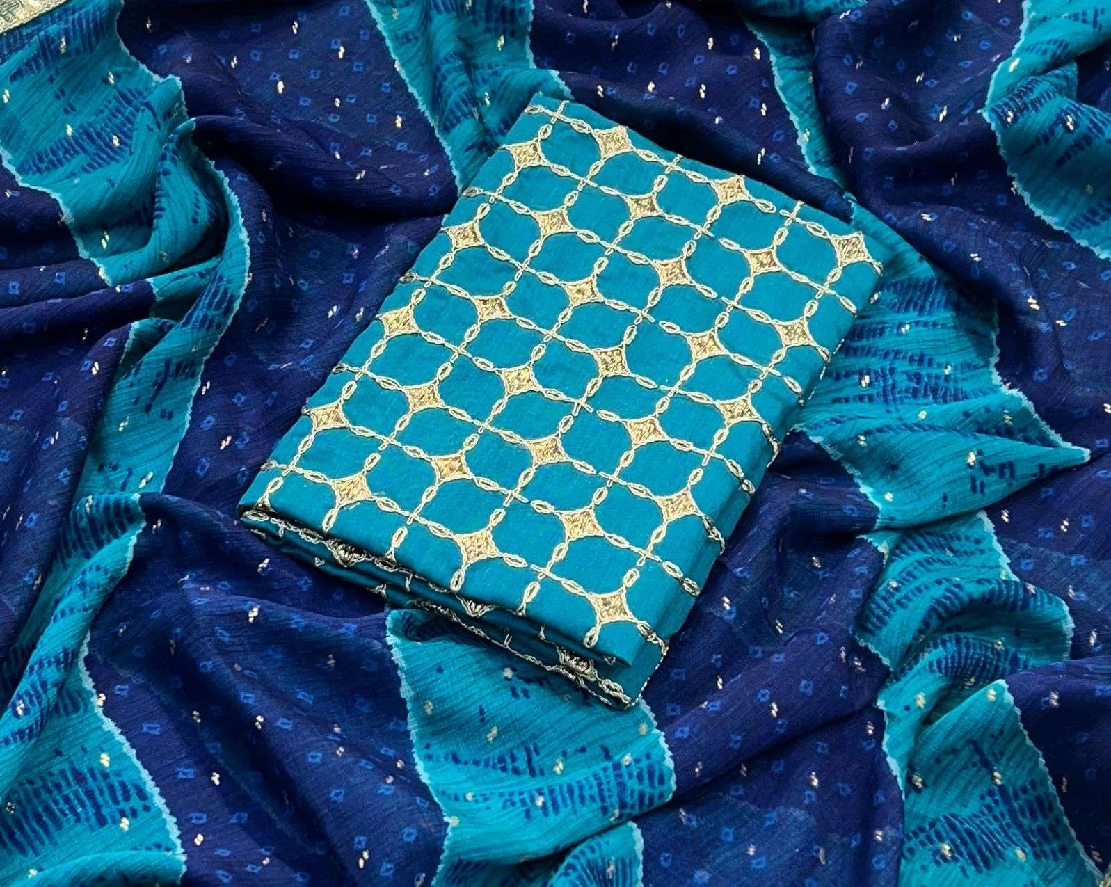 stavan designer pure chiffon saree