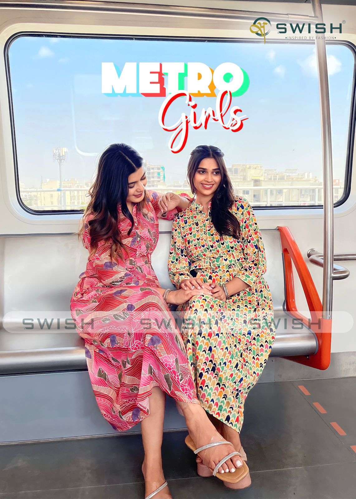 swish metro rich rayon liva digital print kurti 
