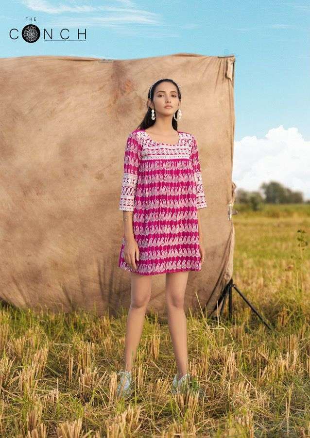 the conch colour plus vol 2 series 10-17 Georgette 60gm tops