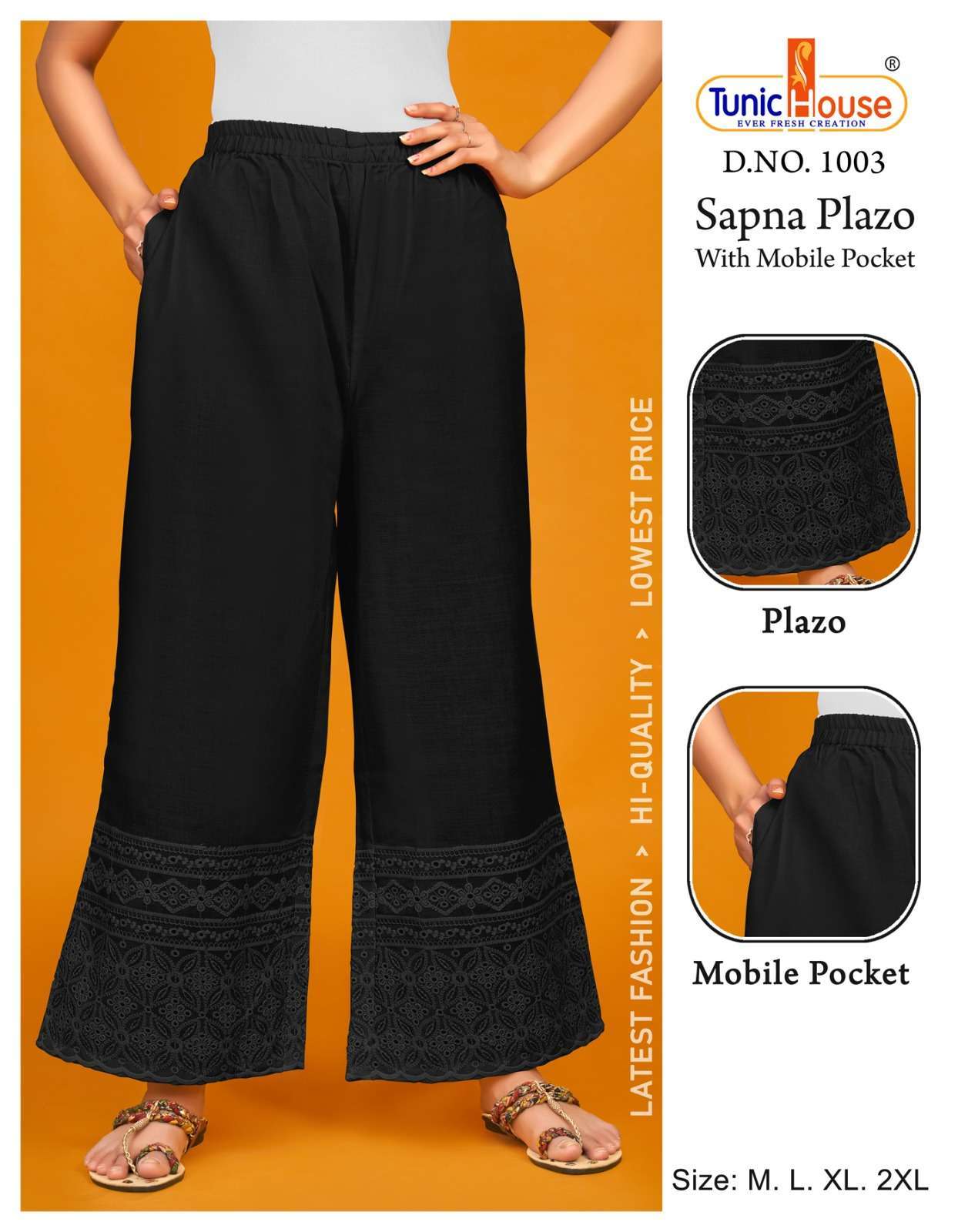 tunic house sapna plazo designer lucknowi daman work stitch plazzo 